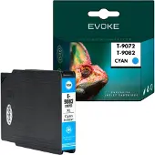 Evoke Patrone für Epson T9072 Cyan ️️ WF6090DW WF6090DTWC WF6590DWF WF6590DTWFC ️