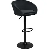 EHokery Paterson Barhocker schwarz Velvet