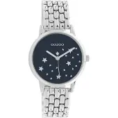 Oozoo Damen Edelstahlarmband Uhr Timepieces silber Analog Quarzuhr UOC11026