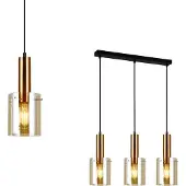 ITALUX Sardo PND-5581-3-BRO+AMB Hängelampe