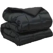 vidaXL Winterbettdecke 135 x 200 cm 450 g/m² Schwarz
