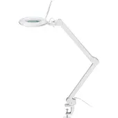 Goobay LED-Klemm-Lupenleuchte, 10 W, weiß