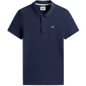 Tommy Hilfiger Herren-Poloshirt mit kurzen Ärmeln, blau