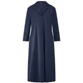 Peter Hahn Kleid kleinem Reverskragen blau, 44