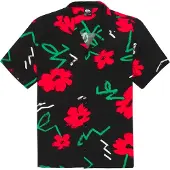 Quiksilver - Safe Paradise S/S - Hemd Gr M schwarz