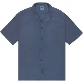 Quiksilver Funktionshemd "Sunrise", Herren, Gr. S, blau (schwarz navy), Obermaterial: 55% Baumwolle, 45% Hanf., Hemden Funktionshemd