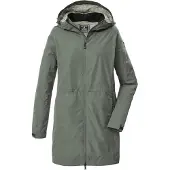Killtec Parka "KOS 35 WMN PRK", Damen, Gr. 38, grün, Obermaterial: 100% Polyester.Futter: 100% Polyester, Jacken Parka, Wasser- und winddichter Damenparka, atmungsaktiv, verstellbar