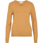 Vila Viril V-ausschnitt Strickpullover