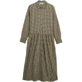 Armedangels VICHY SEERSUCKER MAXI-KLEID | 100% Bio-Baumwolle - mehrfarbig (XS)