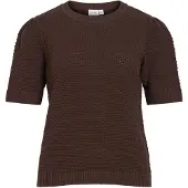 Vila Kurzärmeliges Strickoberteil