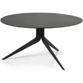 Spinder Design DALEY Couchtisch, Stahl, Modernes Design, Schwarz 78x78x40 cm