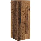 vidaXL Highboard Altholz 34,5 x 34 x 180 cm Holzwerkstoff