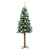 vidaXL Schlanker Weihnachtsbaum Grün 150 cm