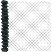 vidaXL Maschendrahtzaun mit Stacheln 10 x 1,6 m Grün Netz