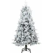 vidaXL Künstlicher klappbarer Weihnachtsbaum Weiß 120 cm PE und PVC