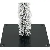 vidaXL Weihnachtsbaum Weiß 180 cm PE und Stahl