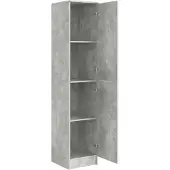 vidaXL Highboard Betongrau 35 x 39 x 168 cm