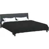 vidaXL Sommerdecke 220 x 260 cm Sommer 200 gsm Schwarz