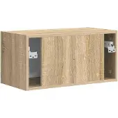 vidaXL TV-Wandschrank 60 x 31 x 29,5 cm Sonoma Holzwerkstoff