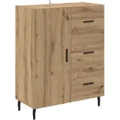 vidaXL Highboard 2 stk. Artisan-Eiche 69,5 x 34 x 180 cm Holzwerkstoff