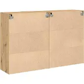 vidaXL Wandschränke 2 stk. Artisan-Eiche 69,5 x 34 x 90 cm