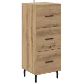 vidaXL Highboard Artisan-Eiche 34,5 x 34 x 180 cm Holzwerkstoff