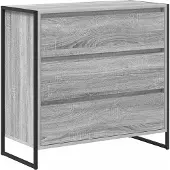 vidaXL Sideboard Graues Sonoma 79 x 36 x 75.5 cm Holzwerkstoff