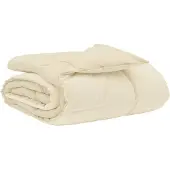 vidaXL Ganzjahresbettdecke 240 x 260 cm 4 Jahreszeiten Creme