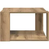 vidaXL Couchtisch Artisan-Eiche 51,5 x 51,5 x 30 cm Holzwerkstoff