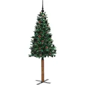 vidaXL Schlanker Weihnachtsbaum Grün 180 cm