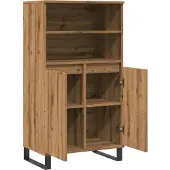 vidaXL Highboard Artisan-Eiche 60x36x110 cm Holzwerkstoff
