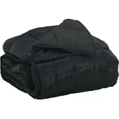 vidaXL Sommerdecke 155 x 200 cm 200 gsm Schwarz