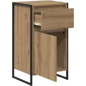 vidaXL Sideboard Kunsthandwerk Eiche 43 x 36 x 75,5 cm Holzwerkstoff
