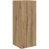 vidaXL Highboard 2 stk. Artisan-Eiche 34,5 x 34 x 180 cm Holzwerkstoff