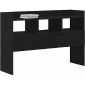 vidaXL Sideboard Schwarz Eichen-Optik 105 x 30 x 70 cm Holzwerkstoff