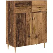 vidaXL Highboard Altholz 69,5 x 34 x 180 cm Holzwerkstoff
