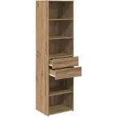 vidaXL Highboard Artisan-Eiche 50 x 42,5 x 185 cm Holzwerkstoff