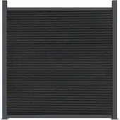 vidaXL Zaunelement Grau 1737x186 cm WPC