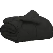 vidaXL Ganzjahresbettdecke Schwarz 135 x 200 cm Mikrofaser