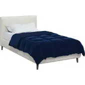 vidaXL Ganzjahresbettdecke 135 x 220 cm 4 Jahreszeiten Dunkelblau
