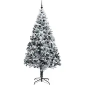 vidaXL Künstlicher Weihnachtsbaum Weiß 240 cm