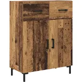 vidaXL Highboard Altholz 69,5 x 34 x 180 cm Holzwerkstoff