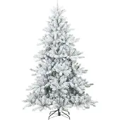 vidaXL Künstlicher klappbarer Weihnachtsbaum Weiß 180 cm PVC und Stahl