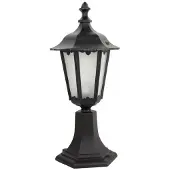 SU-MA Garten-Stehleuchte 45x21 cm 1xE27 schwarz IP43 Retro K 4011/1/M