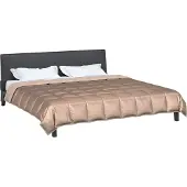 vidaXL Ganzjahresbettdecke 200 x 220 cm 300 g/m² Gold