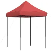 vidaXL Partyzelt 200 x 200 x 306 cm Bordeauxrot Oxford-Stoff