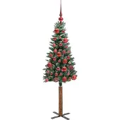 vidaXL Schlanker Weihnachtsbaum Grün 150 cm