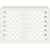 vidaXL Klimaanlagenabdeckung Weiß 100 x 50 x 70 cm Stahl