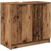 vidaXL Badezimmermöbel-Set 3 stk. Altholz 64,5 x 33,5 x 59 cm