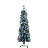 vidaXL Künstlicher Weihnachtsbaum mit 150 LEDs mit Ständer Grün 120 cm